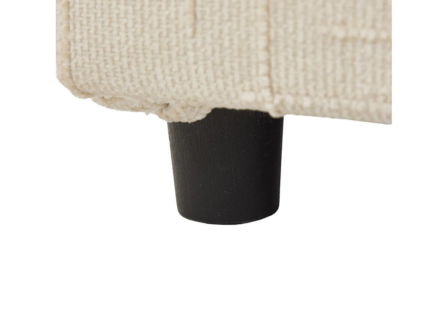 1-Sitzer-Sofa mit 2 Seitentaschen – Wohnzimmersofa mit Telefonhalter und verstecktem Stauraum – beigefarbenes chenille