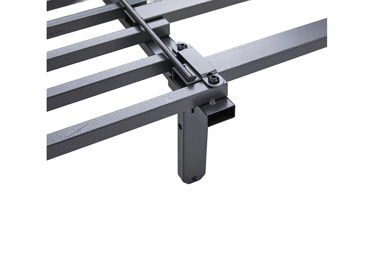 2-Sitzer-Sofa mit 4 Kissen – Entspannungssofa mit Getränkehalter und Seitentaschen – graues Chenille