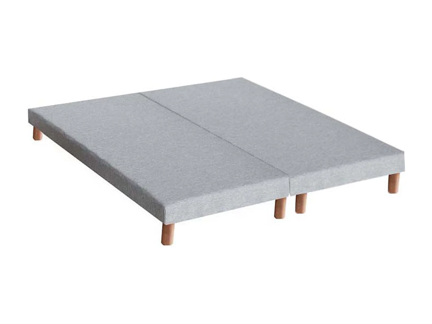 Ensemble matelas Ressort 7 zones + sommier + oreiller + couette - FABRICATION FRANCAISE Dimensions - 2x90 x 200 cm