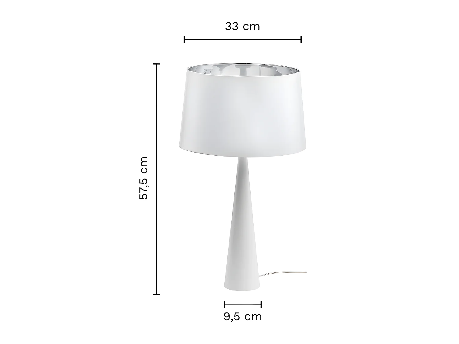 Lampe à poser TOTEM LT - blanc - TEMAHOME