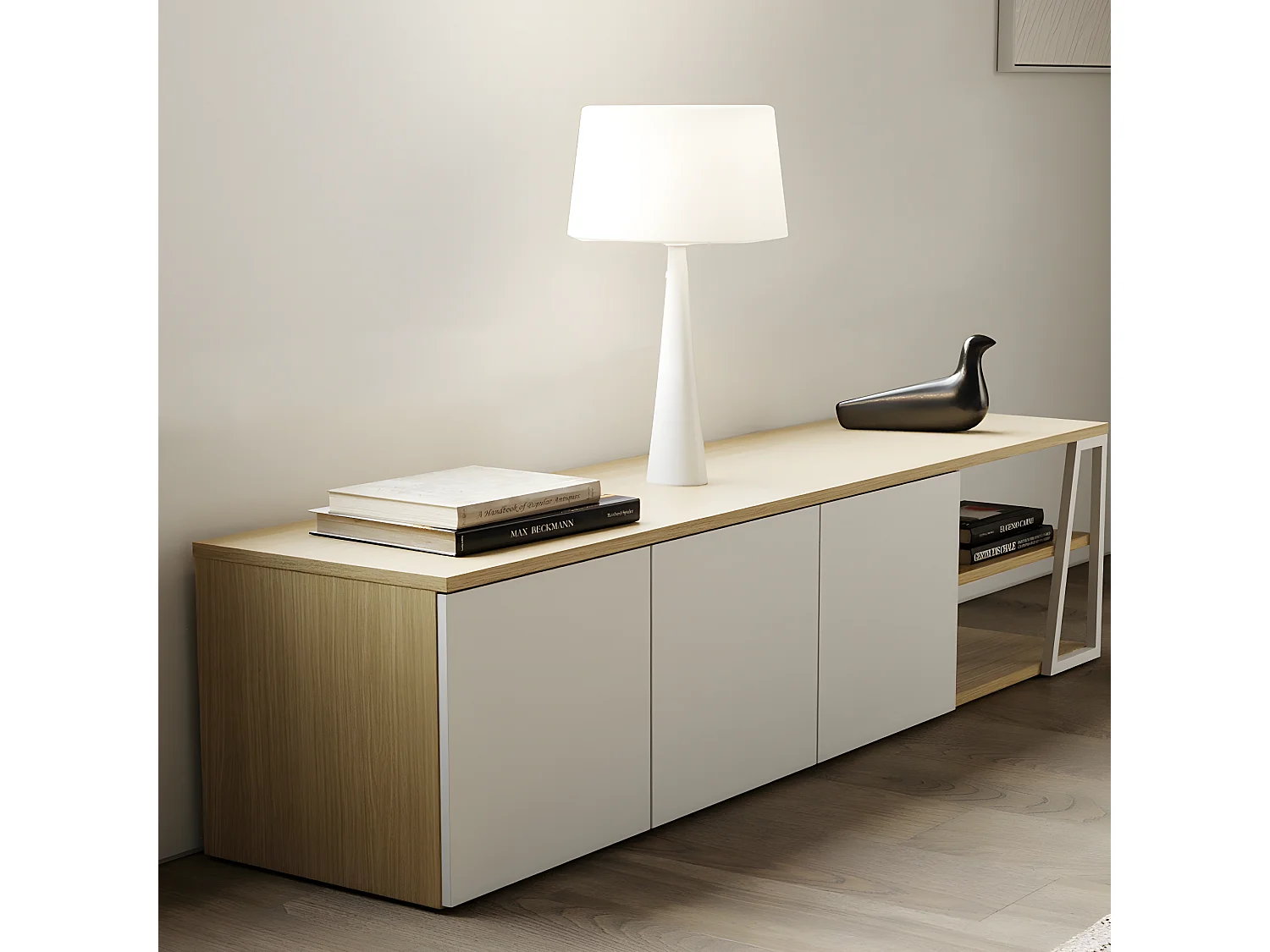 Lampe à poser TOTEM LT - blanc - TEMAHOME