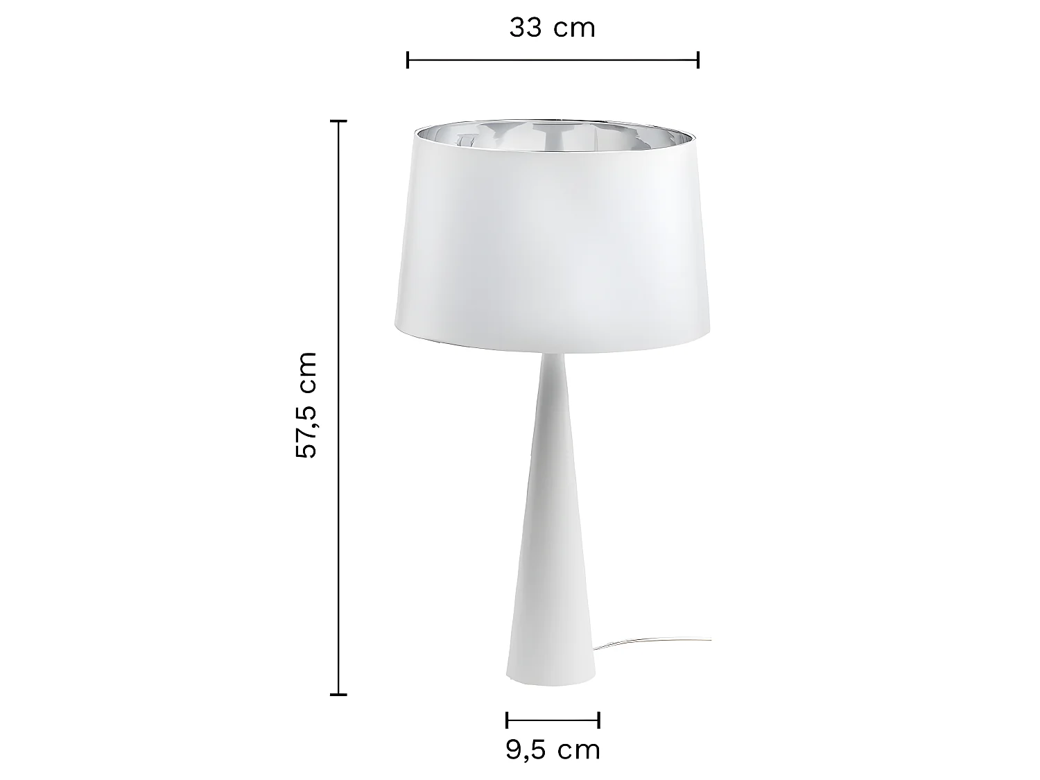 Lampe à poser TOTEM LT - blanc - TEMAHOME