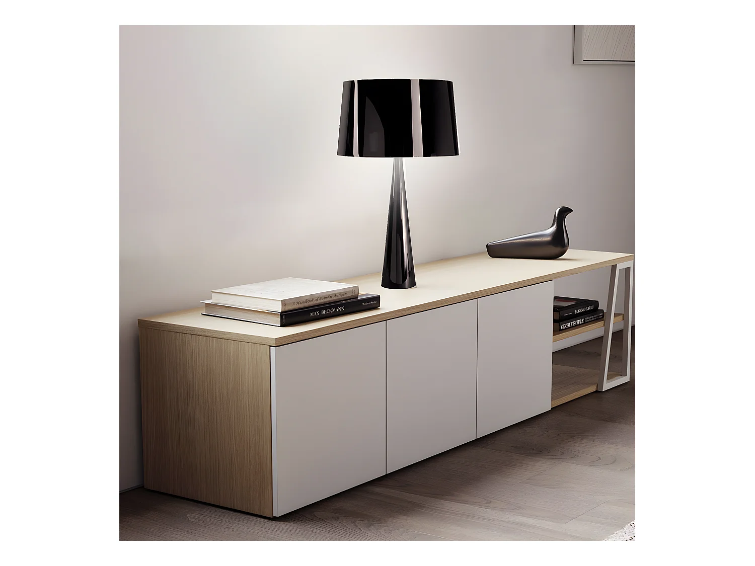 Lampe à poser TOTEM LT - noir - TEMAHOME