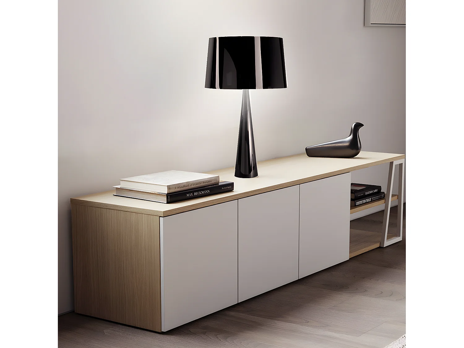 Lampe à poser TOTEM LT - noir - TEMAHOME