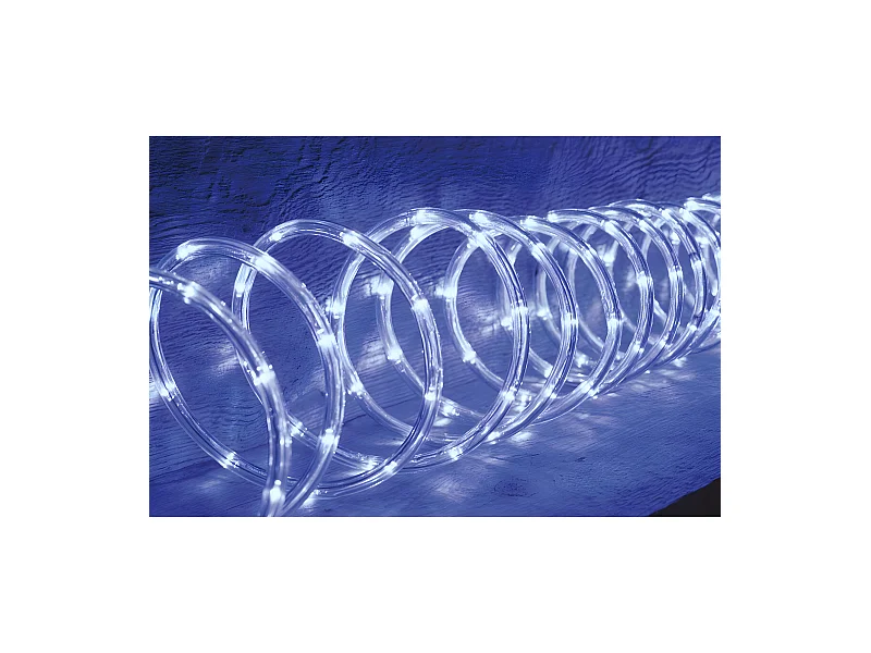 Guirlande Lumineuse Extérieur Tube 18 m 324 LED Blanc froid 8 jeux de lumière