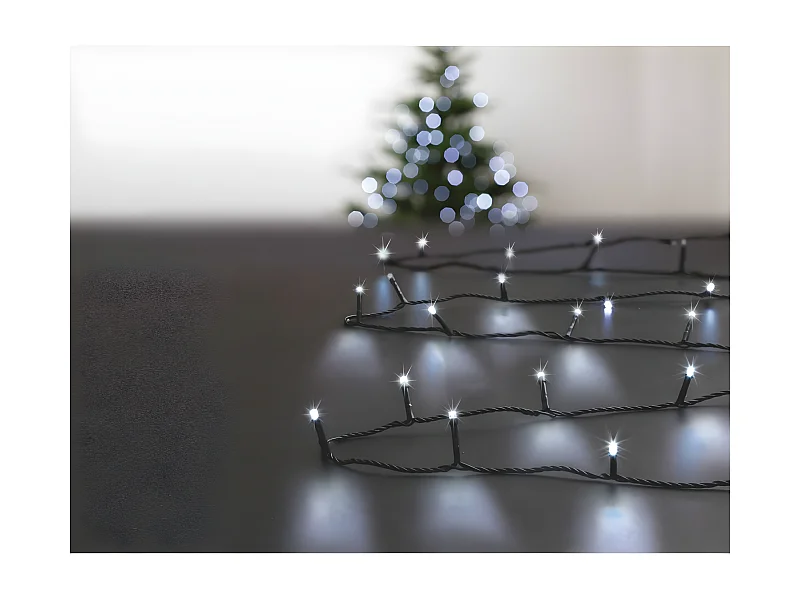 Guirlande lumineuse Extérieur programmable 14 mètres 192 LED Blanc Froid