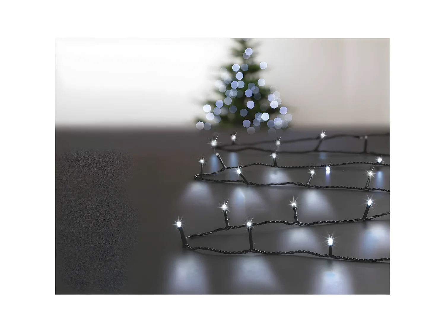 Guirlande lumineuse Extérieur programmable 14 mètres 192 LED Blanc Froid