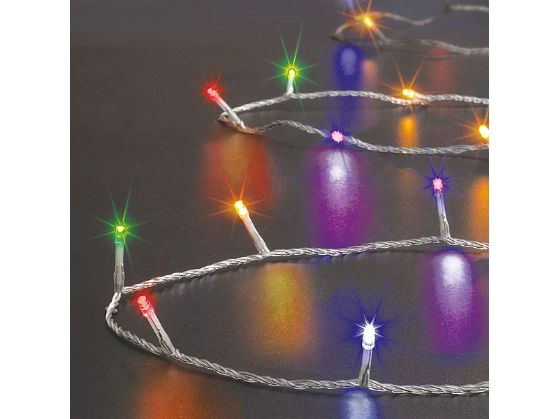 Guirlande Lumineuse Extérieur 10 mètres 100 LED Multicolore 8 jeux de lumière