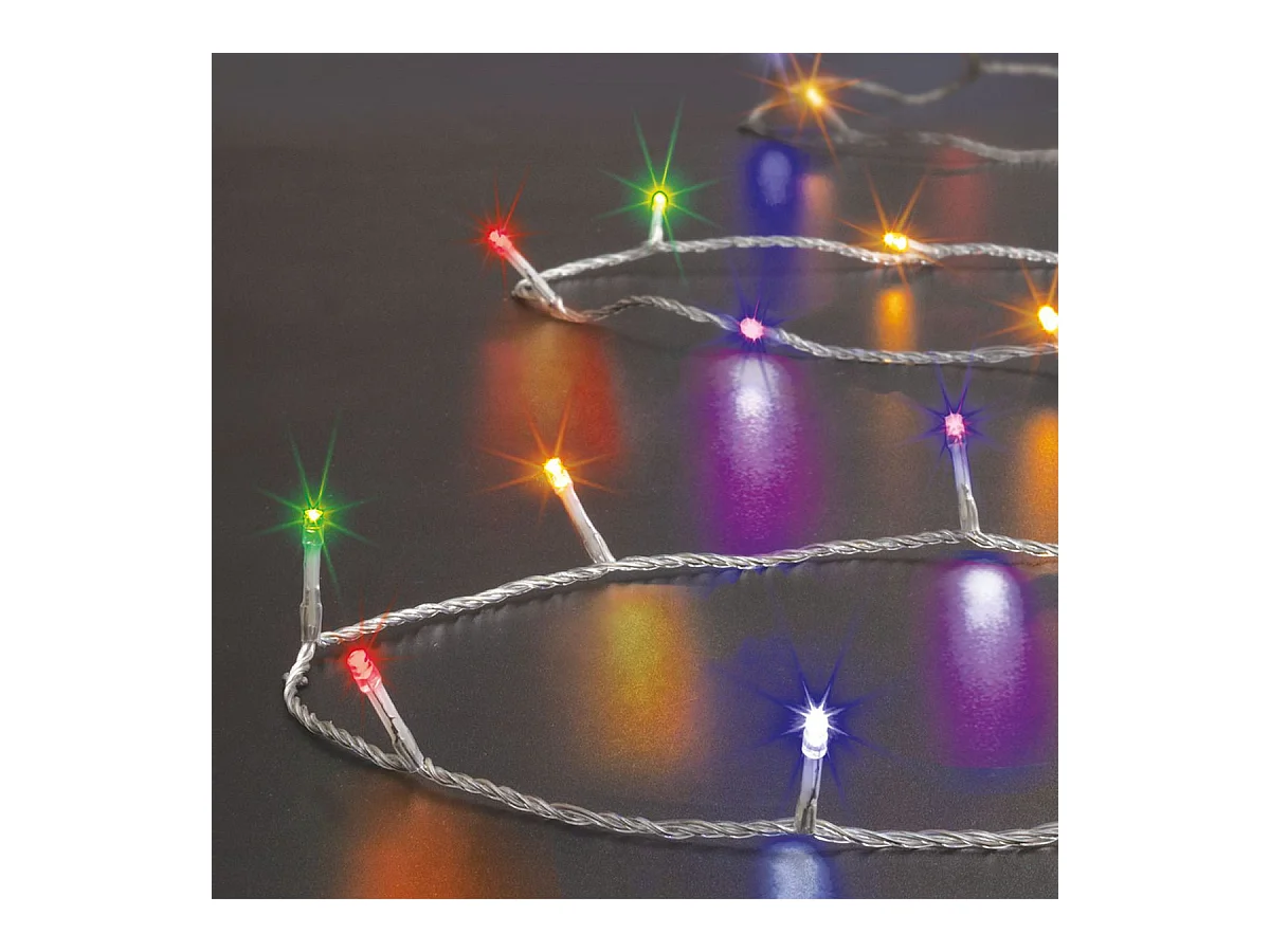 Guirlande Lumineuse Extérieur 10 mètres 100 LED Multicolore 8 jeux de lumière