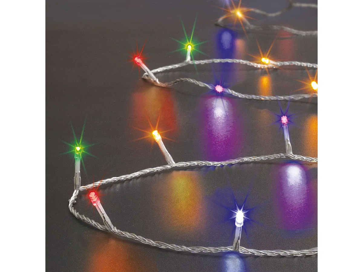 Guirlande Lumineuse Extérieur 10 mètres 100 LED Multicolore 8 jeux de lumière