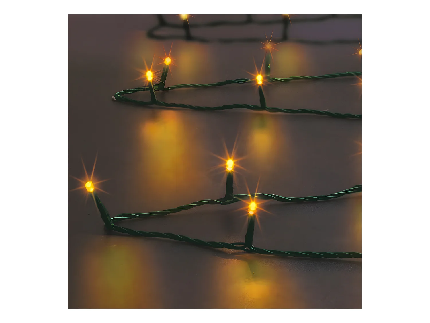 Guirlande Lumineuse Extérieur 50 m 500 LED Blanc chaud et 8 jeux de lumière