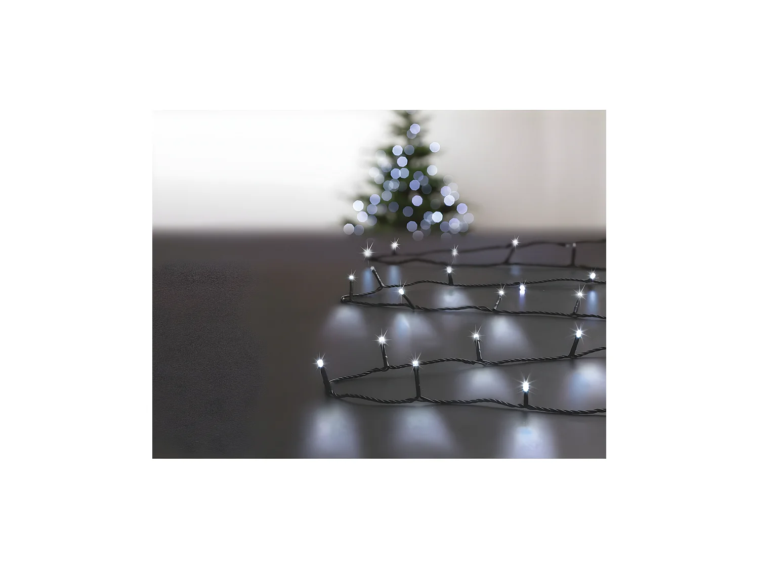 Guirlande lumineuse Extérieur programmable 7 mètres 96 LED Blanc froid