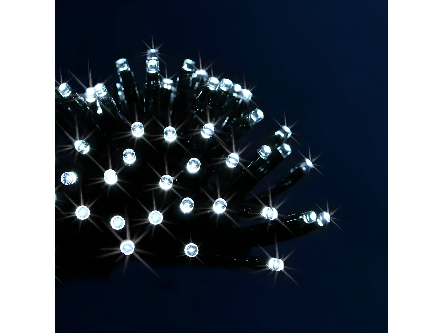 Guirlande lumineuse Extérieur programmable 7 mètres 96 LED Blanc froid