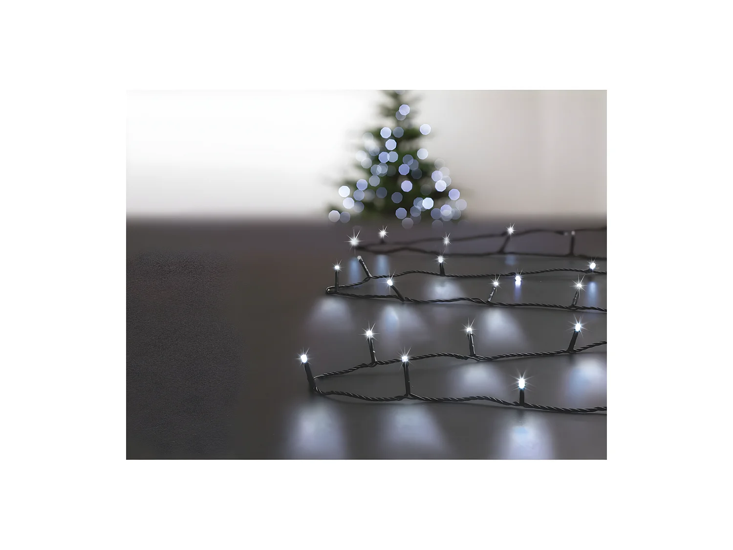 Guirlande lumineuse Extérieur programmable 7 mètres 96 LED Blanc froid