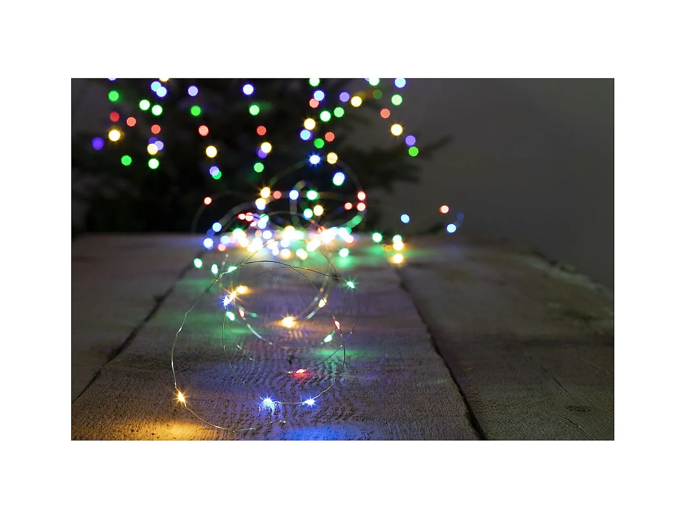 Guirlande Lumineuse Extérieur 20 m 200 MicroLED Multicolore 8 jeux de lumière