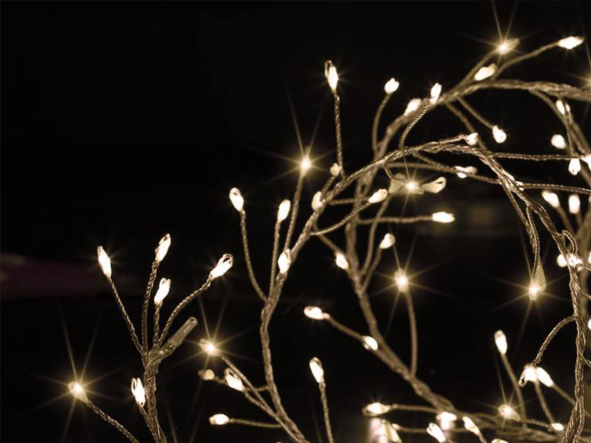 Guirlande lumineuse Boa 10 m 800 MicroLED Blanc chaud 8 Jeux de lumière