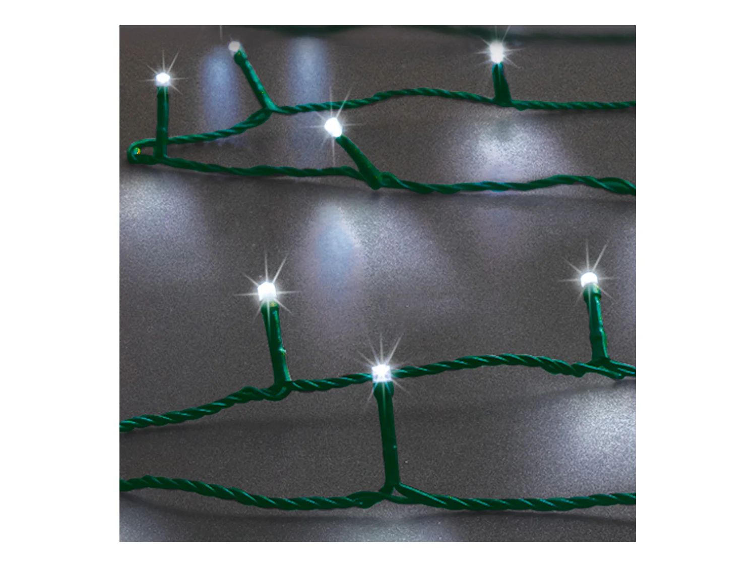 Guirlande Lumineuse Extérieur  24 m 240 LED Blanc froid 8 jeux de lumière