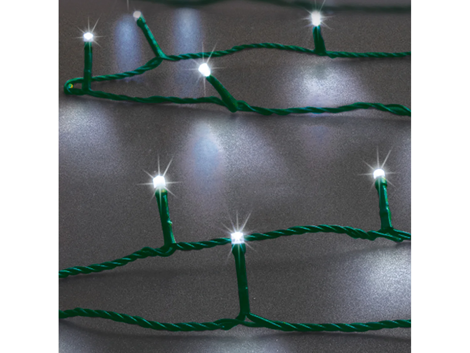 Guirlande Lumineuse Extérieur  24 m 240 LED Blanc froid 8 jeux de lumière