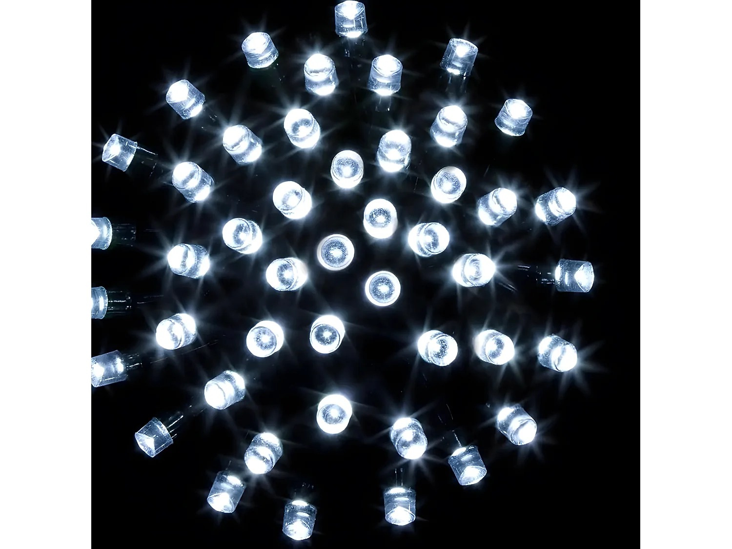 Guirlande Lumineuse Extérieur 32 m 320 LED Blanc froid 8 jeux de lumière