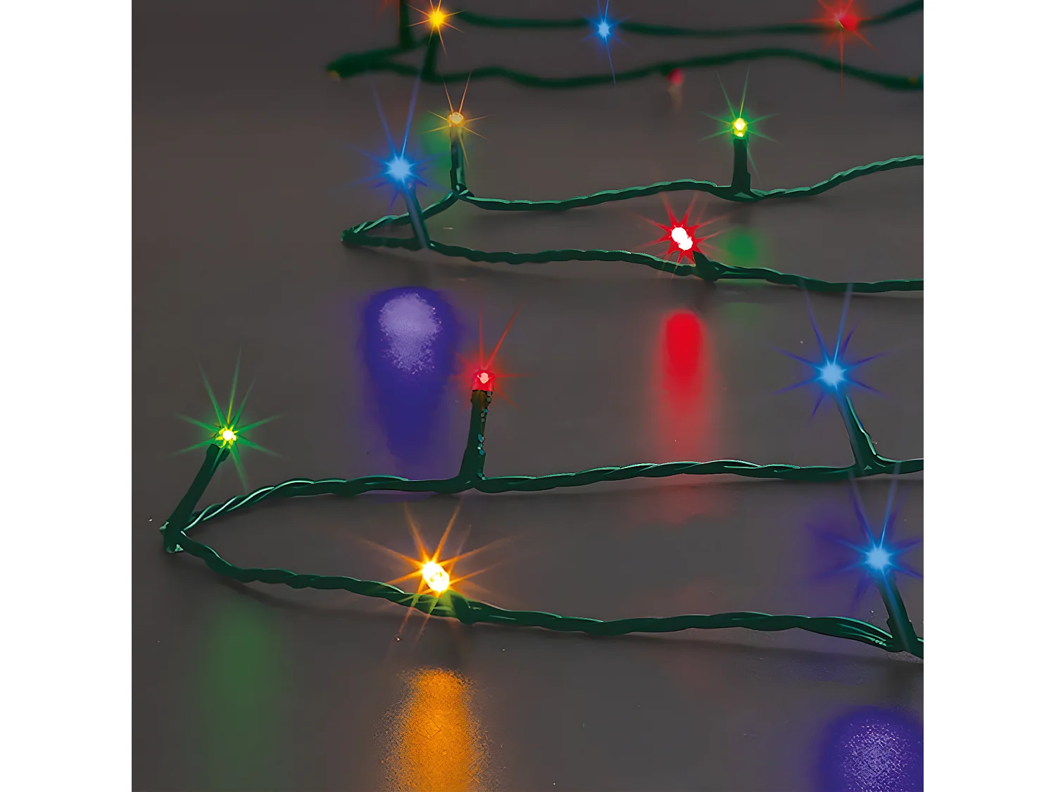 Guirlande Lumineuse Extérieur 32 m 320 LED Multicolore 8 jeux de lumière