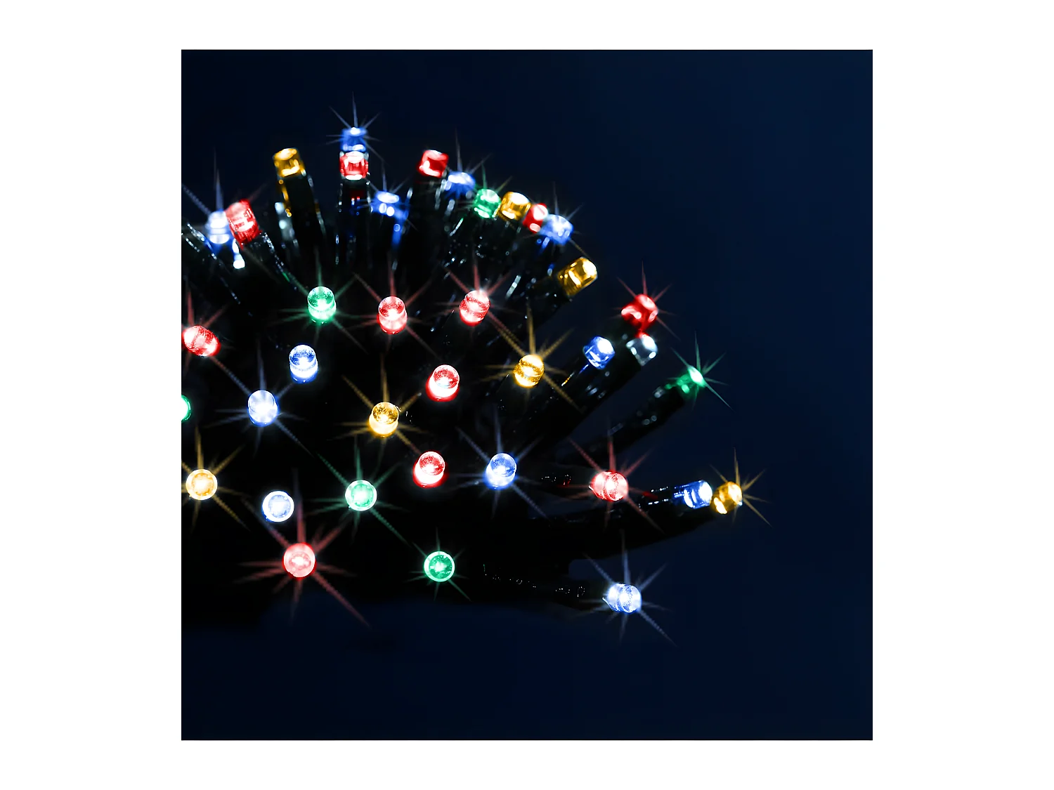 Guirlande lumineuse Extérieur programmable 3.50 mètres 48 LED Multicolore