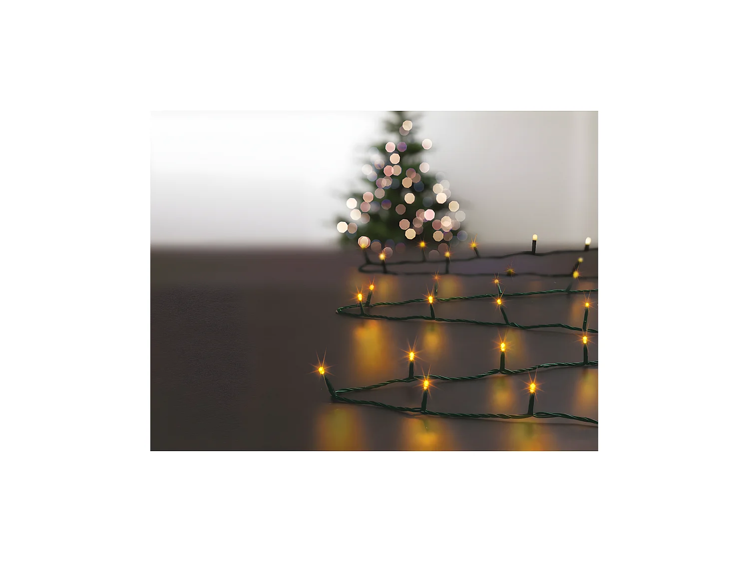 Guirlande lumineuse Extérieur programmable 3.50 mètres 48 LED Blanc chaud