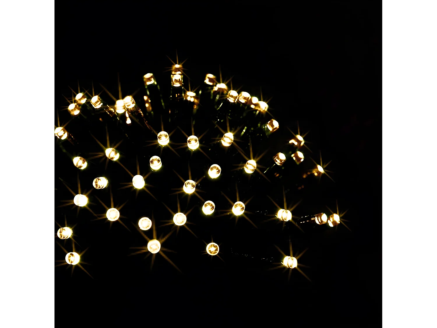 Guirlande lumineuse Extérieur programmable 3.50 mètres 48 LED Blanc chaud