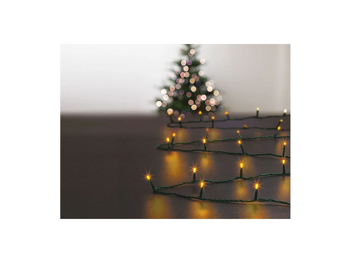 Guirlande Lumineuse Extérieur 30 m 300 LED Blanc chaud 8 jeux de lumière