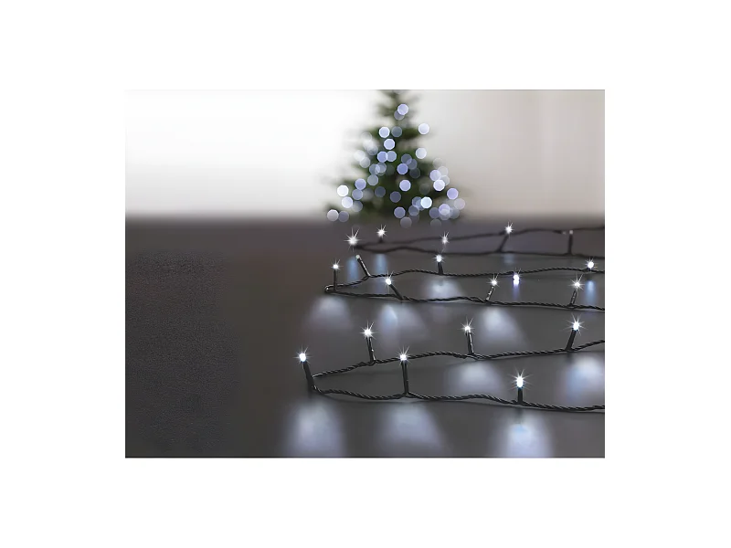 Guirlande lumineuse Extérieur programmable  3.50 mètres 48 LED Blanc froid