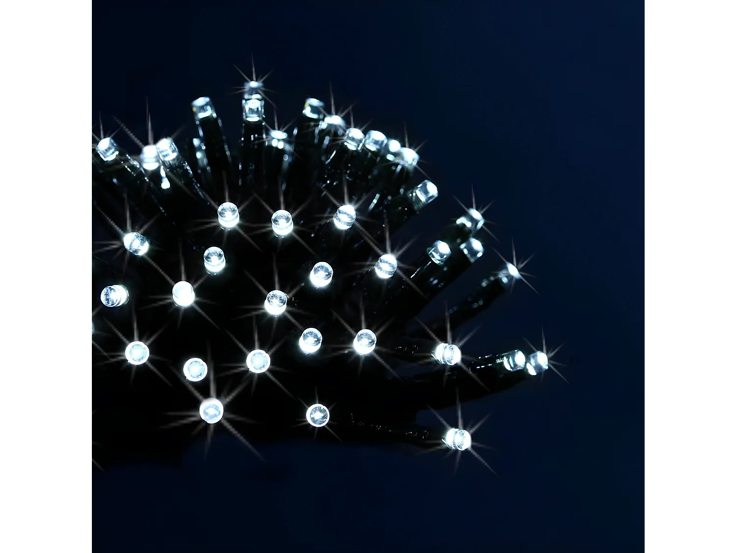 Guirlande lumineuse Extérieur programmable  3.50 mètres 48 LED Blanc froid