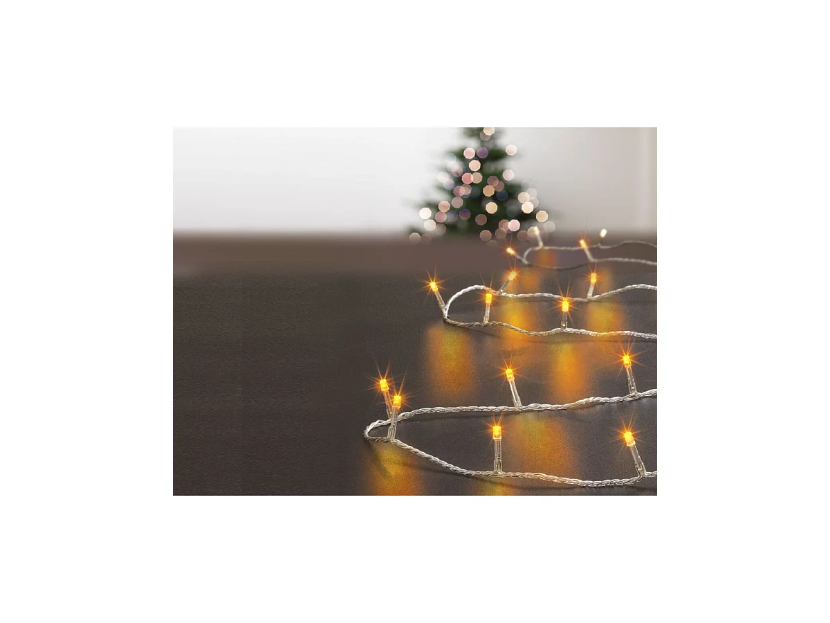 Guirlande Lumineuse Intérieure & Extérieure 32 m 320 LED Blanc chaud 8 jeux de lumière