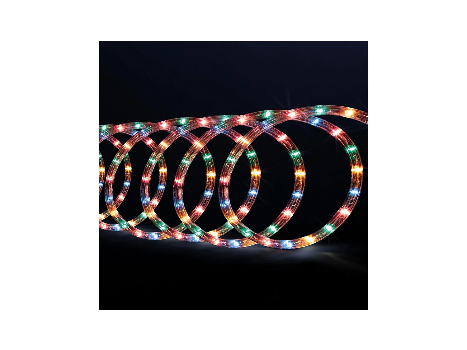 Guirlande Lumineuse Extérieur Tube 10 m 180 LED Multicolore 8 jeux de lumière