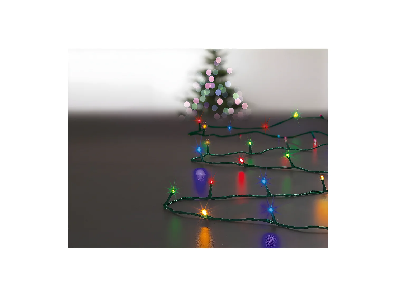 Guirlande Lumineuse Extérieur 30 m 300 LED Multicolore 8 jeux de lumière