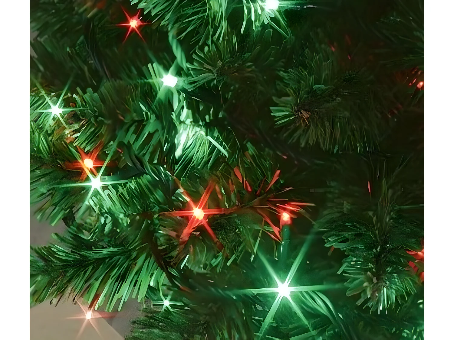 Guirlande Lumineuse Extérieur 20 mètres 200 LED Rouge et Vert et 8 jeux de lumière