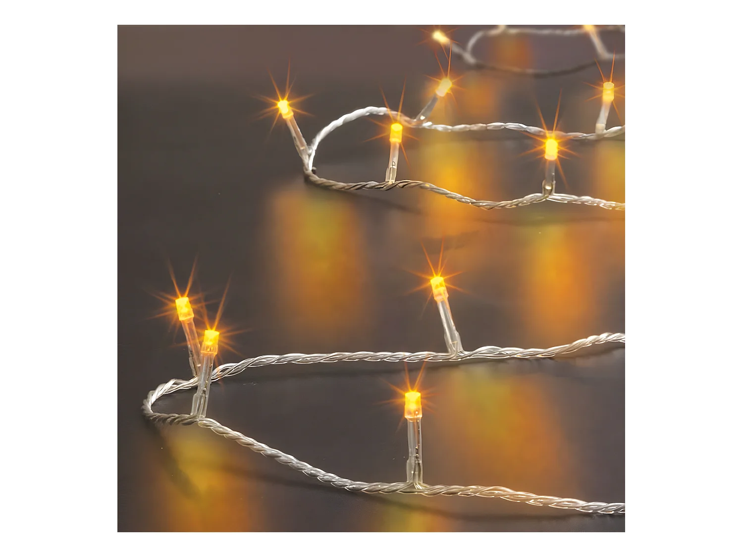 Guirlande Lumineuse Extérieur 30 m 300 LED Blanc chaud et 8 jeux de lumière