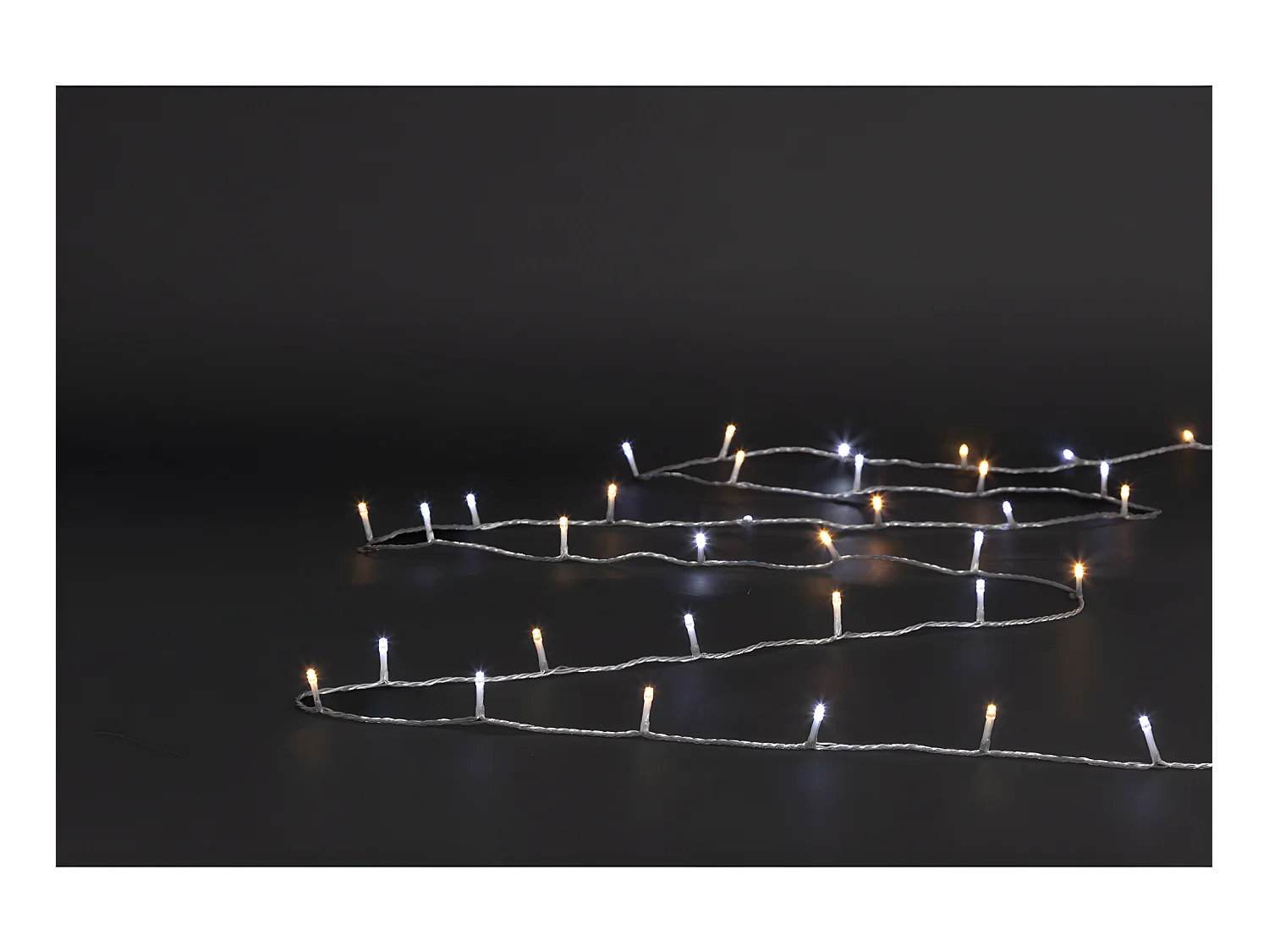 Guirlande Lumineuse 30 m 300 LED Blanc Froid & Chaud 8 jeux de lumière