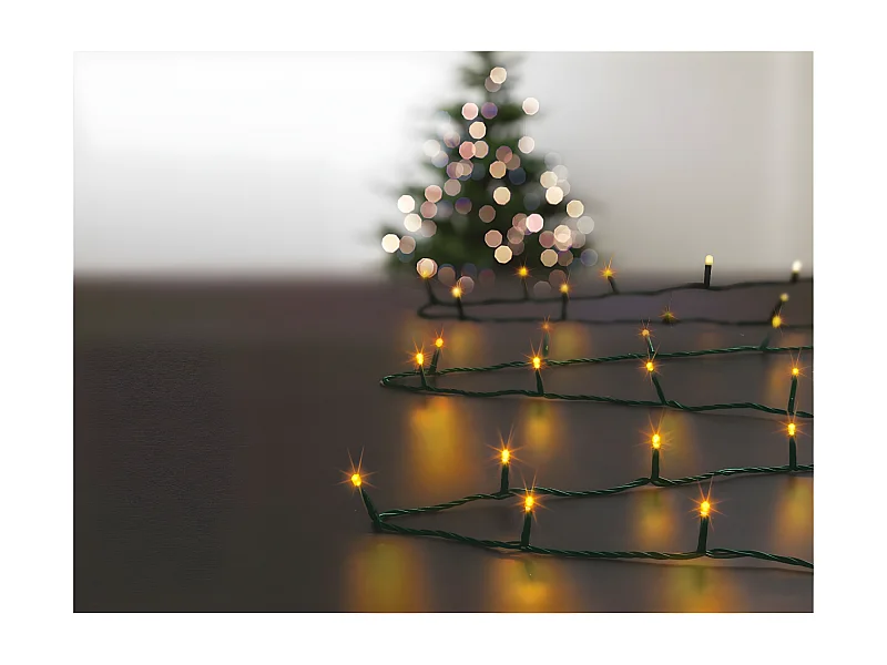 Guirlande lumineuse Extérieur programmable 14  mètres 192 LED Blanc Chaud