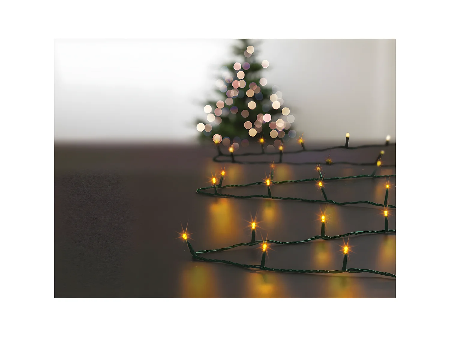 Guirlande lumineuse Extérieur programmable 14  mètres 192 LED Blanc Chaud