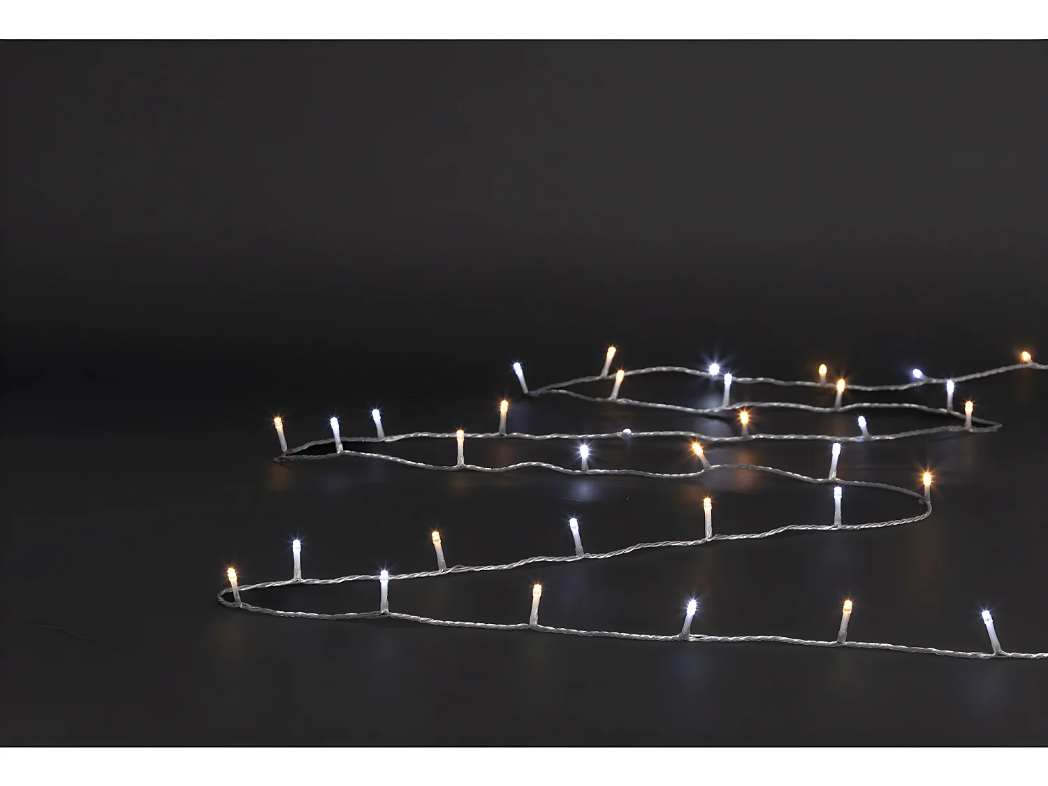 Guirlande Lumineuse Extérieur 20 mètres 200 LED Blanc Froid & Chaud 8 jeux de lumière