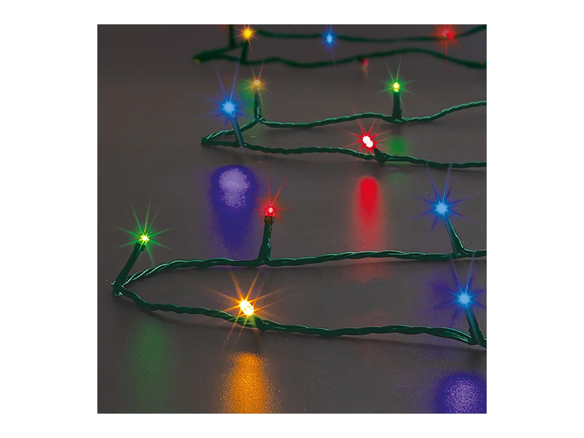 Guirlande Lumineuse Extérieur 24 m 240 LED Multicolore 8 jeux de lumière