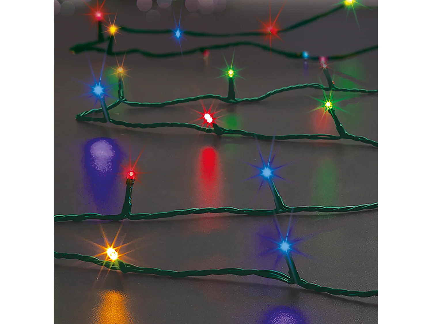 Guirlande Lumineuse Extérieur 24 m 240 LED Multicolore 8 jeux de lumière