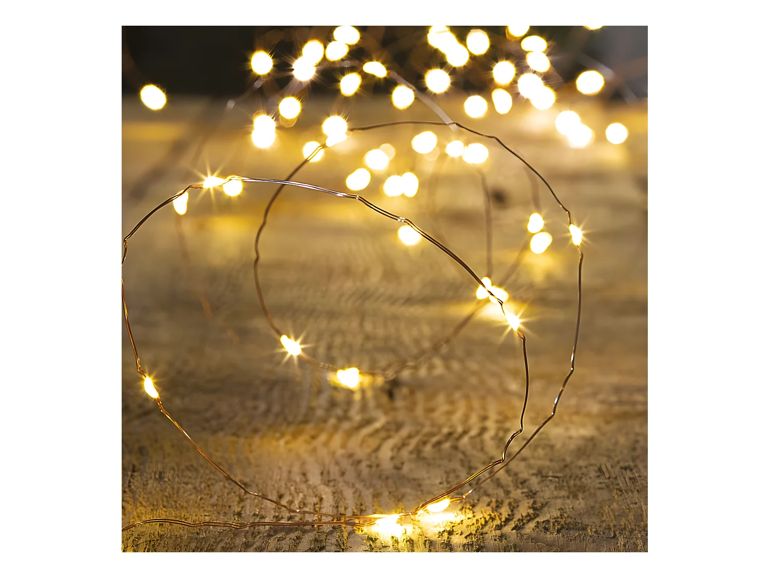 Guirlande Lumineuse Extérieur 20 m 200 MicroLED Blanc chaud 8 jeux de lumière