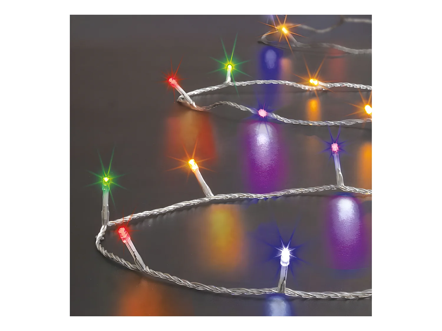 Guirlande Lumineuse Extérieur 30 m 300 LED Multicolore et 8 jeux de lumière