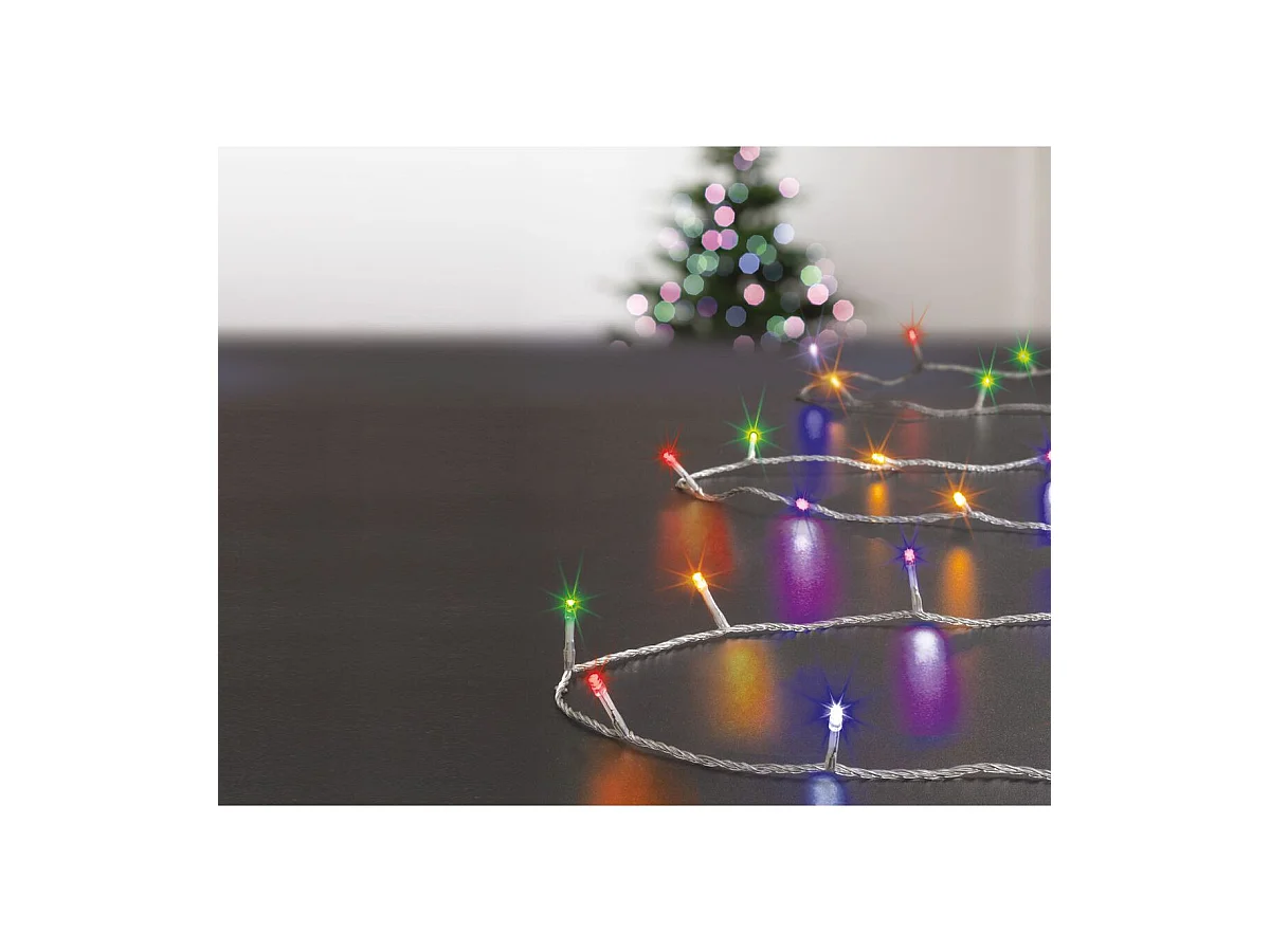 Guirlande Lumineuse Extérieur 30 m 300 LED Multicolore et 8 jeux de lumière