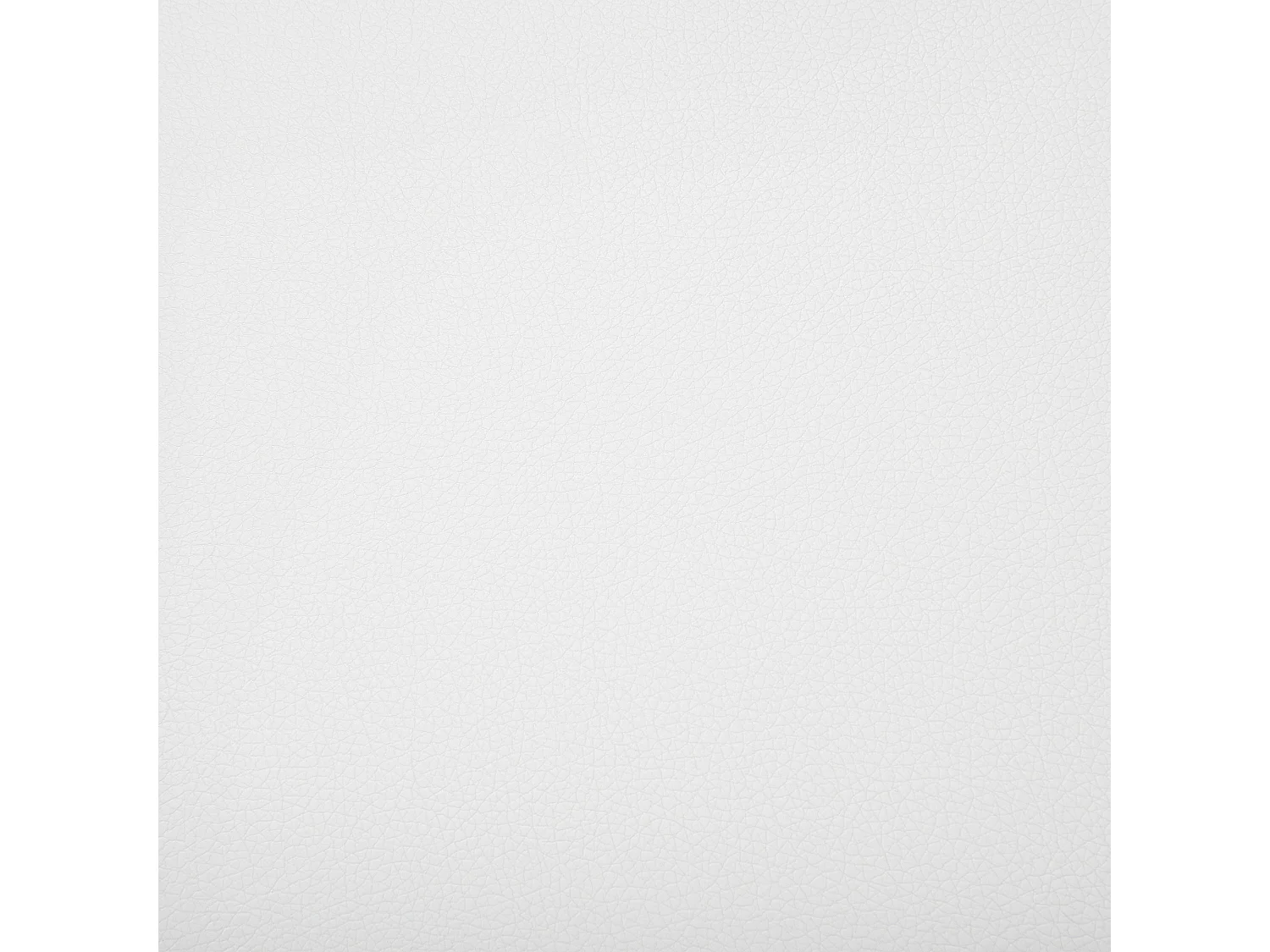 Cama de casal em pele sintética branca 180 x 200 cm AVIGNON