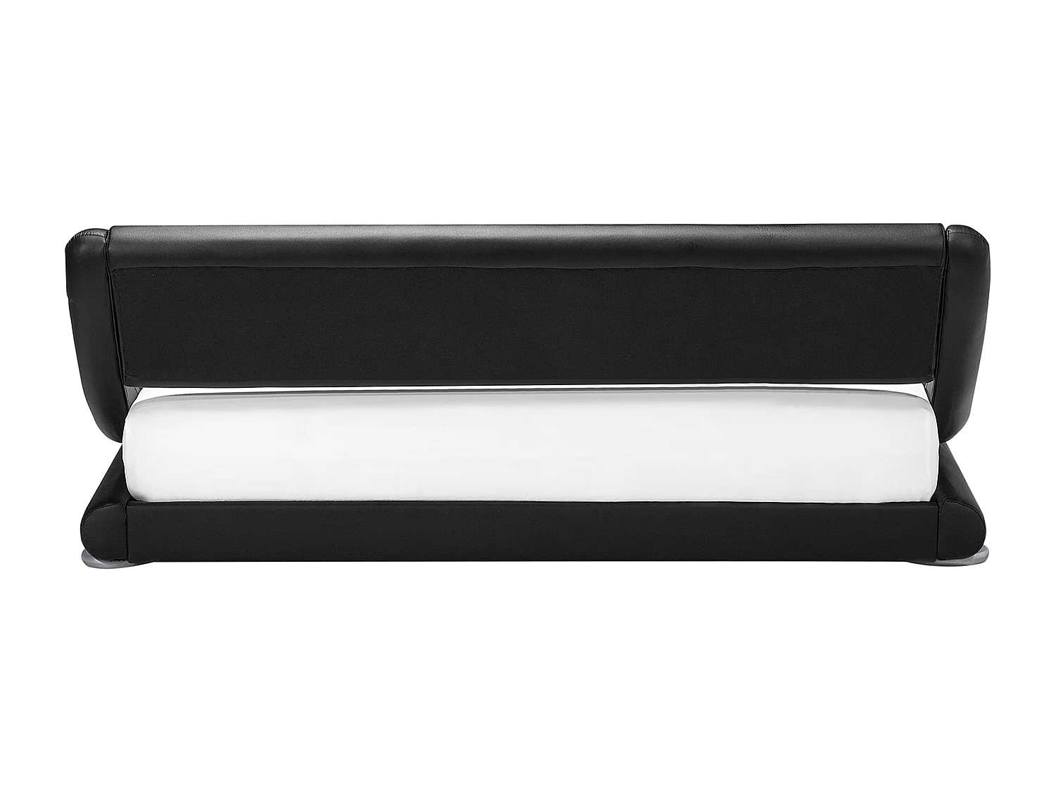 Bett Kunstleder schwarz 160 x 200 cm AVIGNON