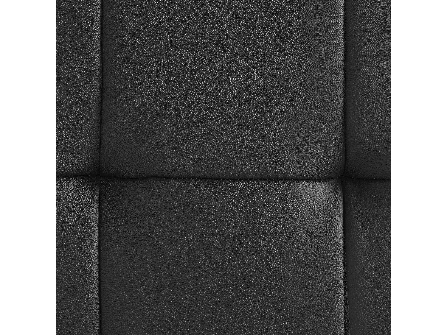 Lederbett schwarz Lattenrost 180 x 200 cm LILLE