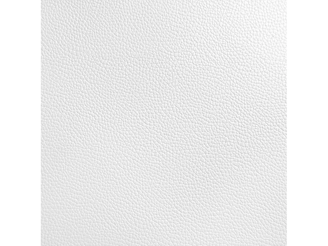 Lit japonais en cuir blanc 180x200 cm AVIGNON