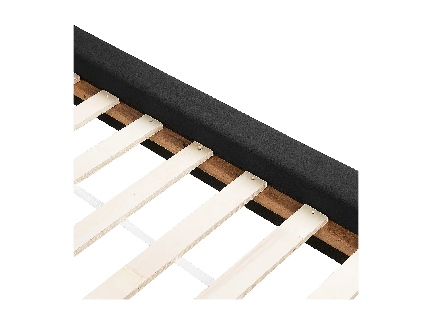 Bed Fluweel VIENNE 180 x 200 cm Zwart