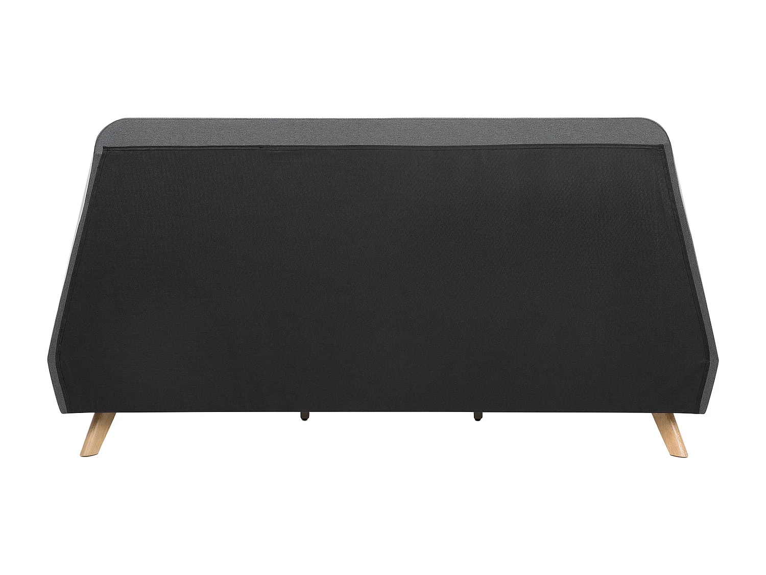 Bett mit Lattenrost Stoff VIENNE 180 x 200 cm Grau